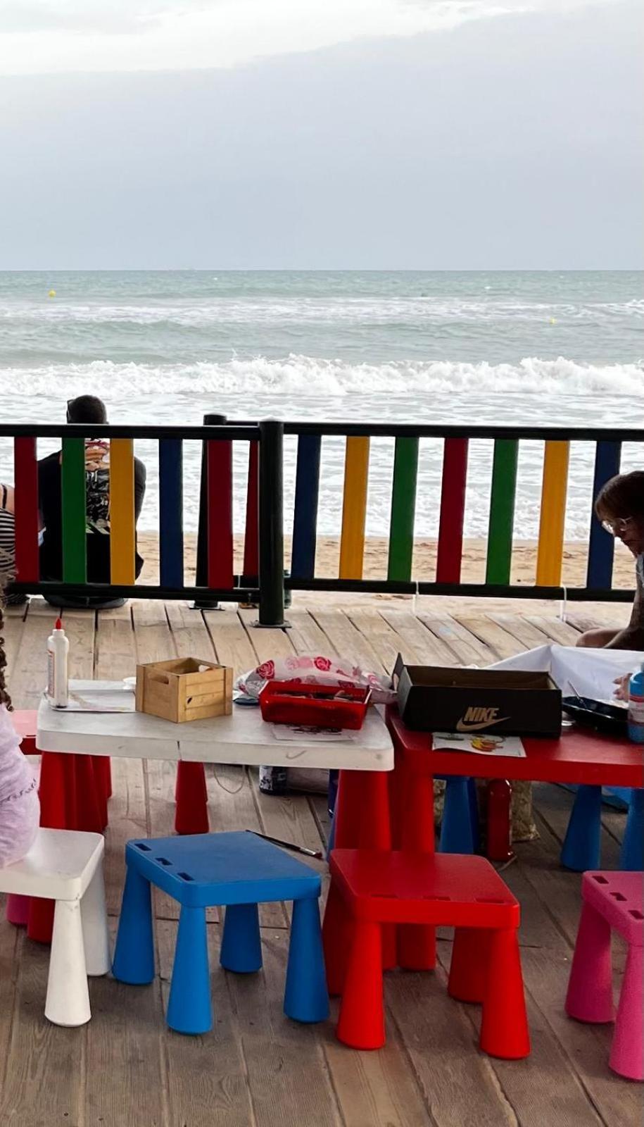 Acogedor Y Amplio Apartamento Familiar A Pie De Playa Калафель Екстер'єр фото