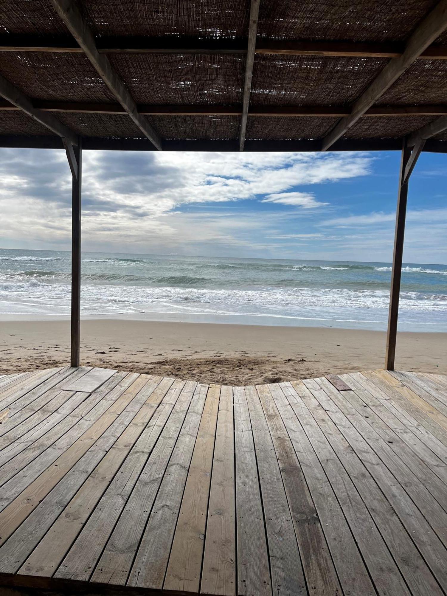 Acogedor Y Amplio Apartamento Familiar A Pie De Playa Калафель Екстер'єр фото